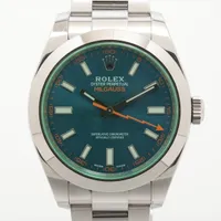 ロレックス ミルガウス Zブルー 116400GV SS AT 青文字盤