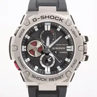 カシオ Gショック GST-B100 SS×ラバー ソーラー 黒文字盤
