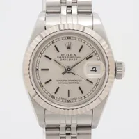 ロレックス デイトジャスト 69174 SS×WG AT シルバー文字盤