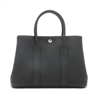 エルメス ガーデンパーティ30 TPM ネゴンダ ブラック シルバー金具