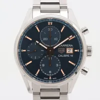 タグホイヤー カレラ キャリバー16 CBK2115.BA0715 SS AT 青文字盤