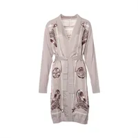 エルメス カシミヤ×シルク カーディガン 24SS ベージュ ＳＡランク