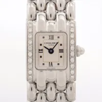 ショーメ ケイシス SS QZ アイボリー文字盤