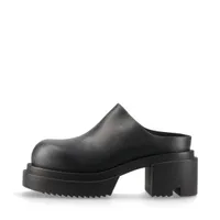 リックオウエンス レザー サボ 24SS ブラック ＡＢランク