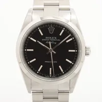 ロレックス エアキング 116900 SS AT 黒文字盤 Aランク買取をご利用