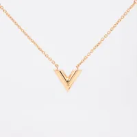 ヴィトン エセンシャル V M00857 GP ネックレス LE2244 ゴールド