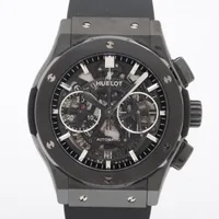 ウブロ ビッグバン アエロバン ブラックマジック 525.CM.0170.RX Ti×CE×ラバー AT スケルトン文字盤