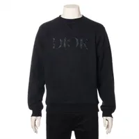 ディオール×ピータードイグ コットン スウェット 21AW M ブラック B