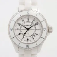 シャネル J12 H0968 SS×CE QZ 白文字盤
