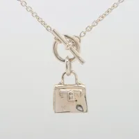 エルメス ケリー アミュレット 925 ネックレス シルバー