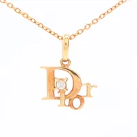 ディオール ダイヤ ネックレス 750(YG)