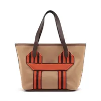 エルメス ピュールサングルMM トワルミリタリー×トリヨンクレマンス ブラウン シルバー金具