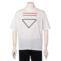 プラダ コットン Tシャツ 23SS S ホワイト Ａランク