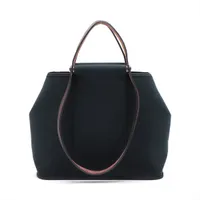 エルメス カバックエランPM トワルオフィシエ ブラック シルバー金具