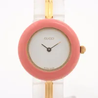 グッチ チェンジベゼル 11/12.2 GP QZ 白文字盤