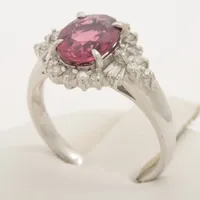 ノンブランド トルマリン ダイヤ リング Pt900