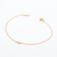 ティファニー バイザヤード 1P ダイヤ ブレスレット 750(YG) 直径約3.80mm