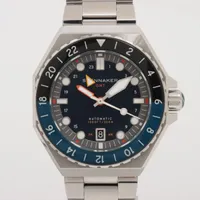 スピニカー デュマ GMT SP-5119-22 SS AT 青文字盤 Ａランク