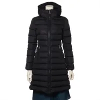 モンクレール TALEV ナイロン×レザー ダウンコート 19年 00 ブラック