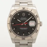 ロレックス デイトジャスト ターノグラフ 116264 SS×WG AT グレー文字盤