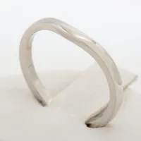 カルティエ バレリーナ カーブ ウェディング リング Pt950 55