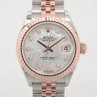 ロレックス デイトジャスト 279171NG SS×PG AT シェル文字盤