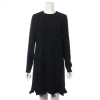 ヨーコチャン ポリエステル ワンピース 38 ブラック