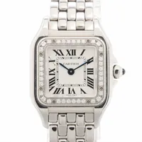 カルティエ パンテール W4PN0007 SS QZ シルバー文字盤