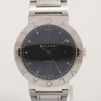 ブルガリ ブルガリブルガリ BB42SSAUTO SS AT 黒文字盤