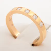 ブルガリ マリーミー 5P ダイヤ リング 750(PG)