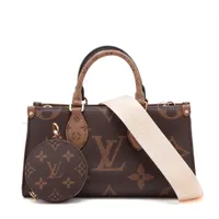 現行モデル！ 美品☆ ルイヴィトン オンザゴー EW モノグラム リバース オンザゴー（LOUIS VUITTON） ルイヴィトン ハンドバッグ ショルダー