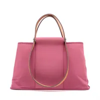 エルメス カバックエラン 39 PM トワルオフィシエ×カーフレザー パープル シルバー金具