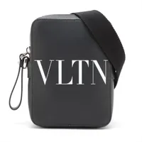 ヴァレンティノガラヴァーニ VLTN レザー ショルダーバッグ ブラック ＡＢランク