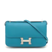 エルメス コンスタンスエラン ヴォーエプソン ブルーイズミール シルバー金具