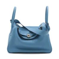 エルメス リンディ34 トリヨンクレマンス ブルーパラダイス シルバー金具