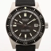 セイコー プロスペックス SBEN003 SS×ラバー AT 黒文字盤