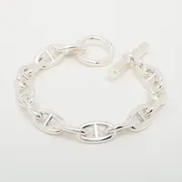 エルメス シェーヌダンクルGM 925 ブレスレット シルバー