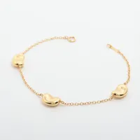 ティファニー ビーン ブレスレット 750(YG)