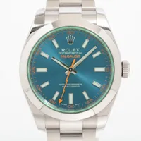ロレックス ミルガウス Zブルー 116400GV SS AT 青文字盤