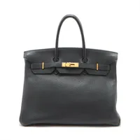 エルメス バーキン35 トゴ ブラック ゴールド金具