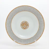 エルメス モザイク24ゴールド 陶器 サービングプレート イエロー