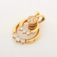 ウォルサム ダイヤ ネックレストップ 750(YG)