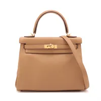 エルメス ケリー25 スイフト ビスキュイ ゴールド金具