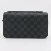ルイ・ヴィトン ダミエ グラフィット ジッピーXL N41503 ラウンドジップウォレット