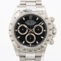ロレックス コスモグラフデイトナ 116520 SS AT 黒文字盤