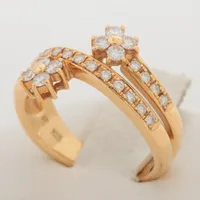 タサキ ダイヤ リング K18(YG)