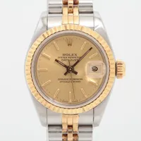 ロレックス デイトジャスト 69173 SS×YG AT シャンパン文字盤