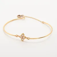 カルティエ ヒンドゥ ダイヤ ブレスレット 750(YG)