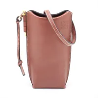 ロエベ ゲートポケット レザー ショルダーバッグ ブラウン ロエベ ゲートポケット レザー ショルダーバッグ ブラウン ABランク