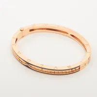 ブルガリ ビーゼロワン ロック ブレスレット 750(PG)×セラミック M